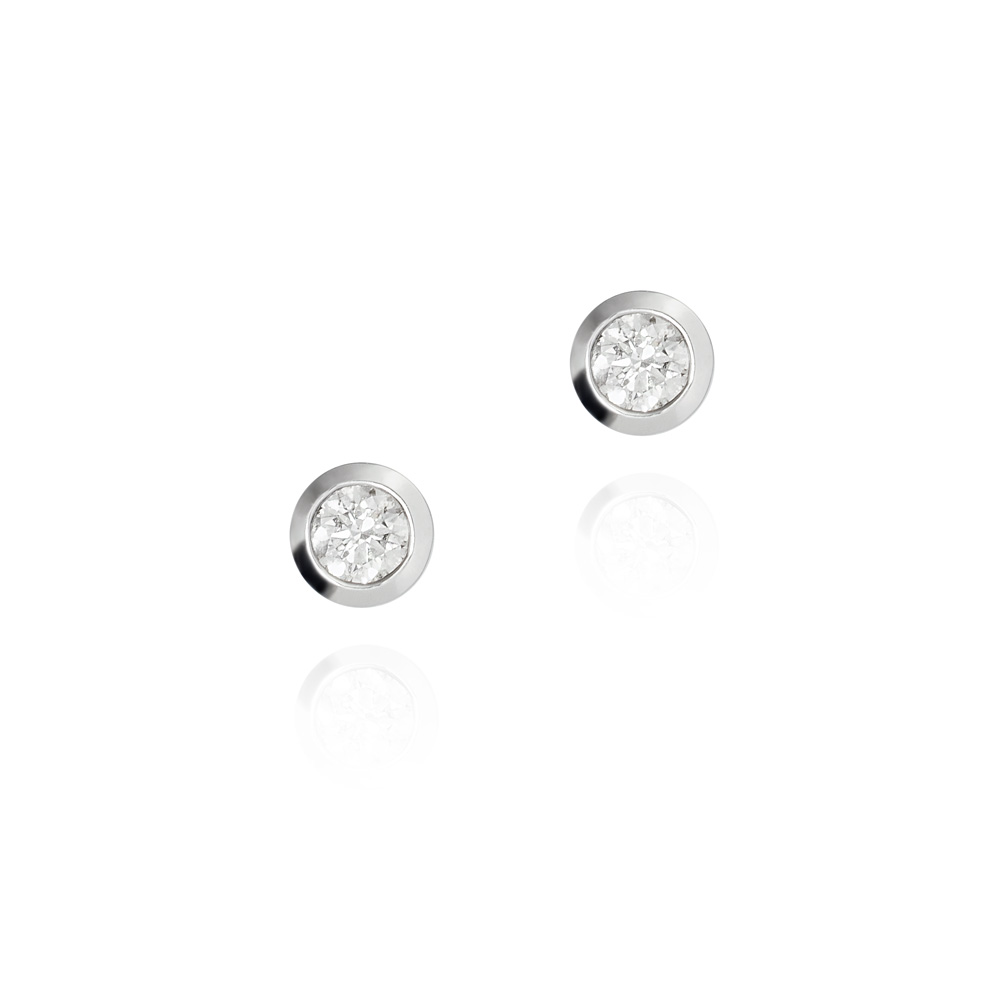 ** PENDIENTES O/B BTES CHATON 0.28 CT