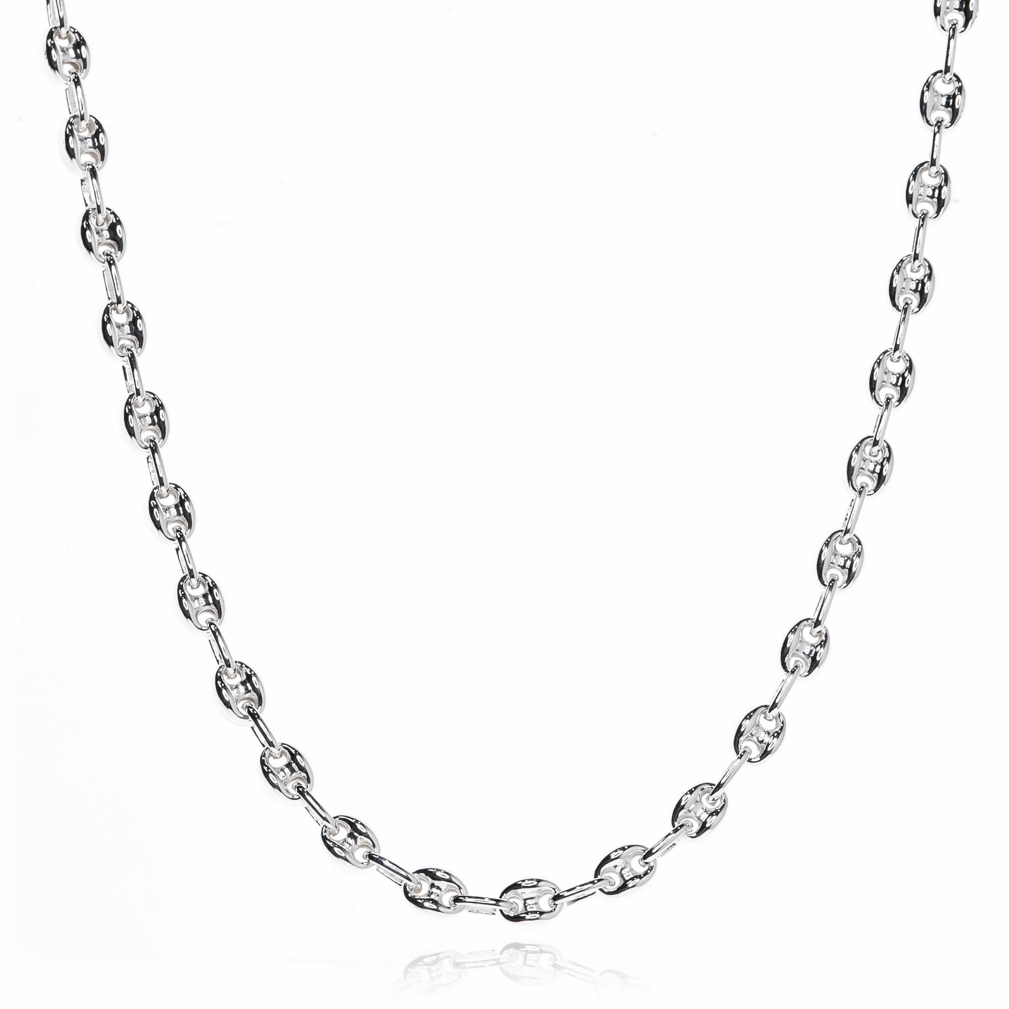 CADENA PLATA CALABROTE H 35 X 60
