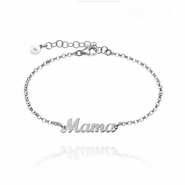 PULSERA PLATA MAMA ROLO