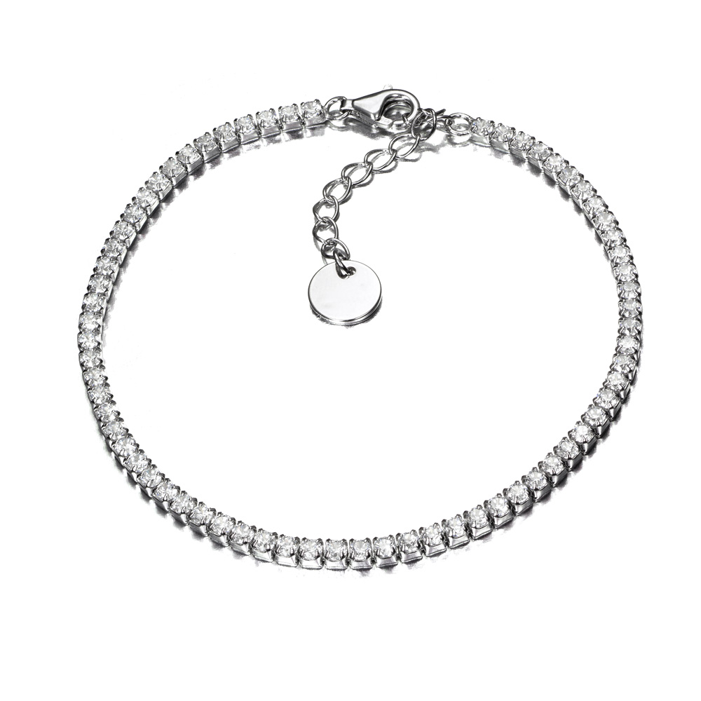 PULSERA PLATA RIVIERE CIRCONITA