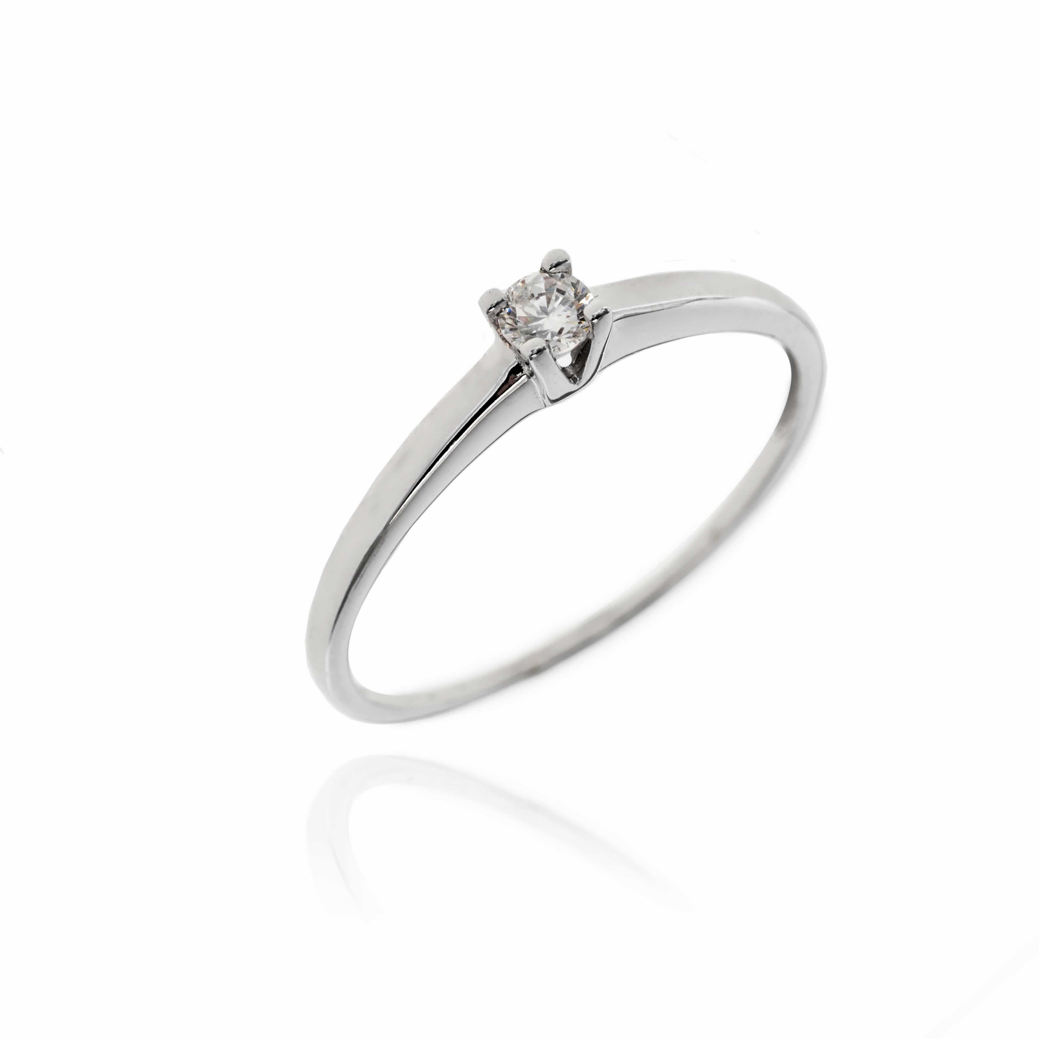 SORT. 18K. SOLITARIO 4 GARRAS O/B 13