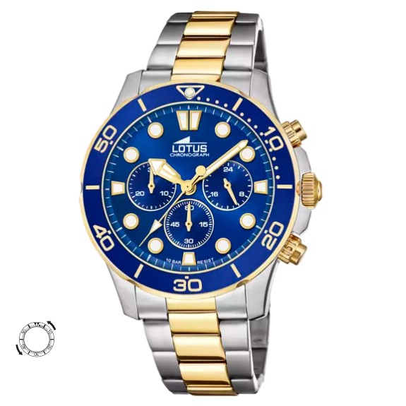 Reloj cronógrafo Lotus hombre acero 18757/