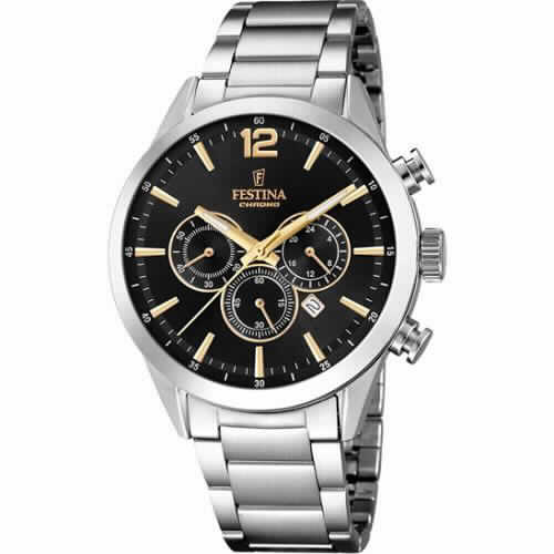 FESTINA CAB. CRONO ACERO