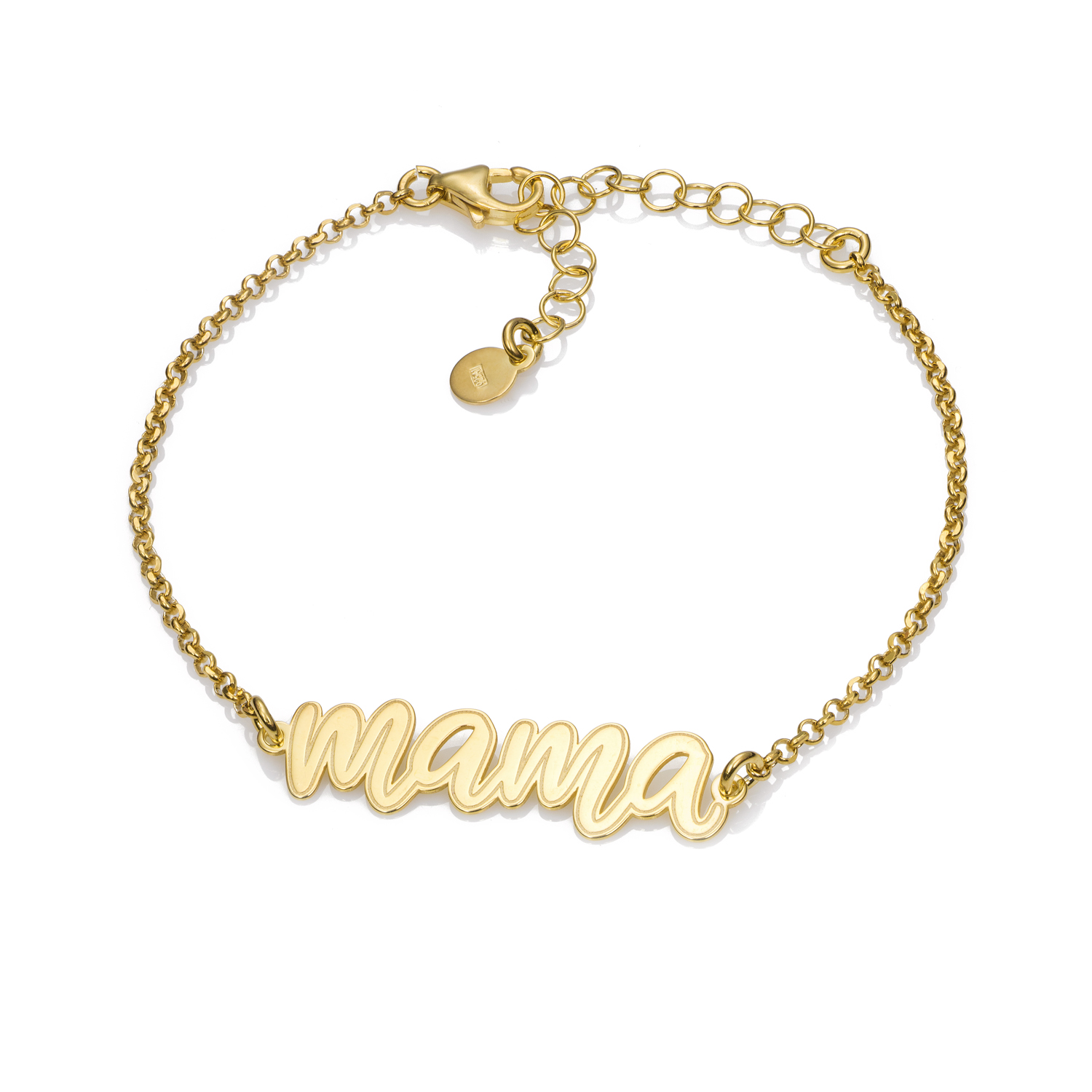 PULSERA PLATA CHAP. MAMA
