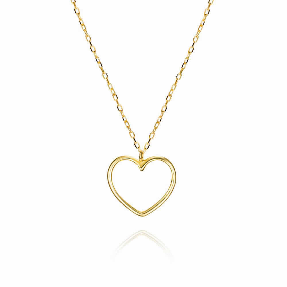 COLG. CON CADENA 18K O/A CORAZON