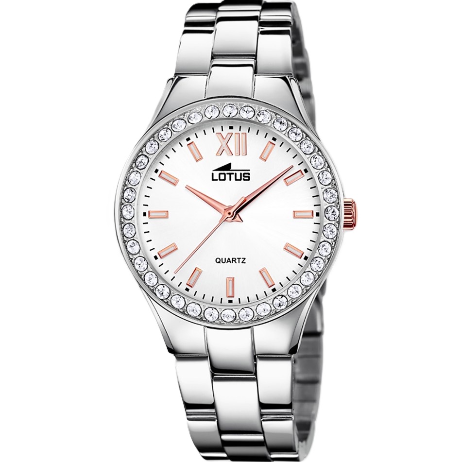 Reloj 3 agujas Lotus mujer acero 18883/1