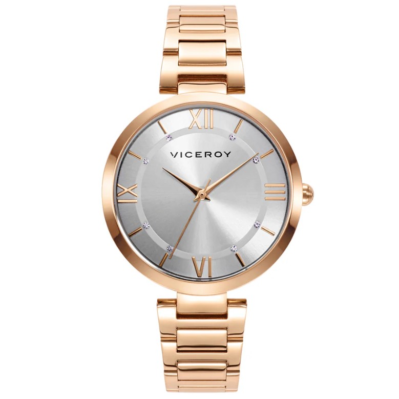 Reloj 3 agujas Viceroy mujer acero 42428-23