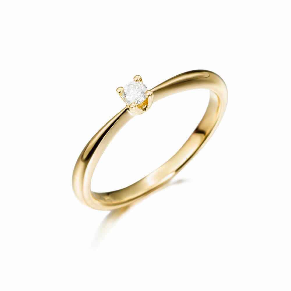 **SORT.SOLITARIO 18K O/A (1-0,09 CT) 15