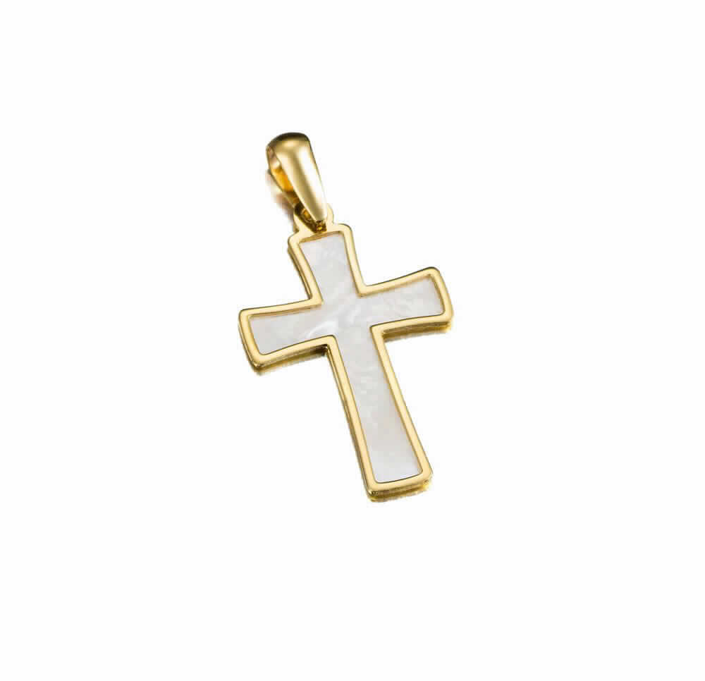 CRUZ 18K O/A NACAR 20X13MM