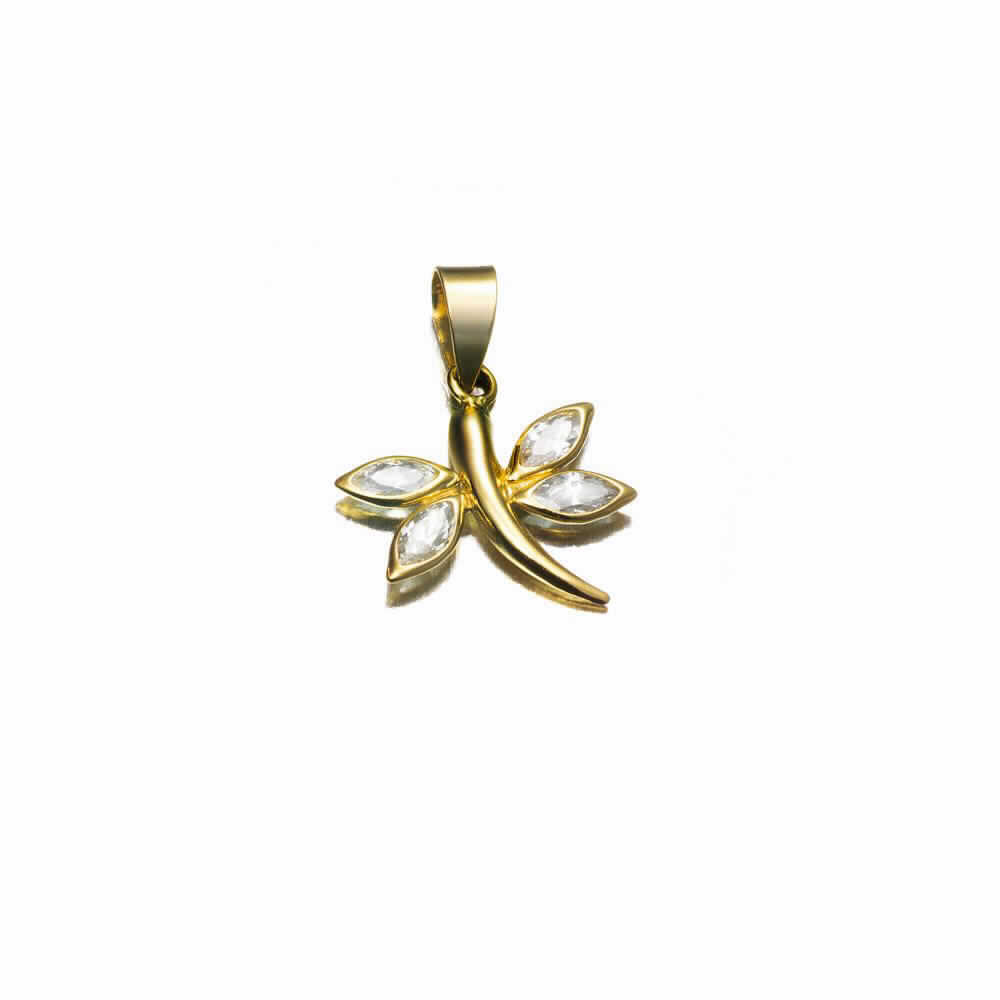 COLG.18K O/A LIBELULA CIRCO MARQUISE