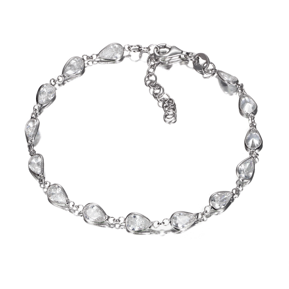 PULSERA PLATA CIRCONITAS