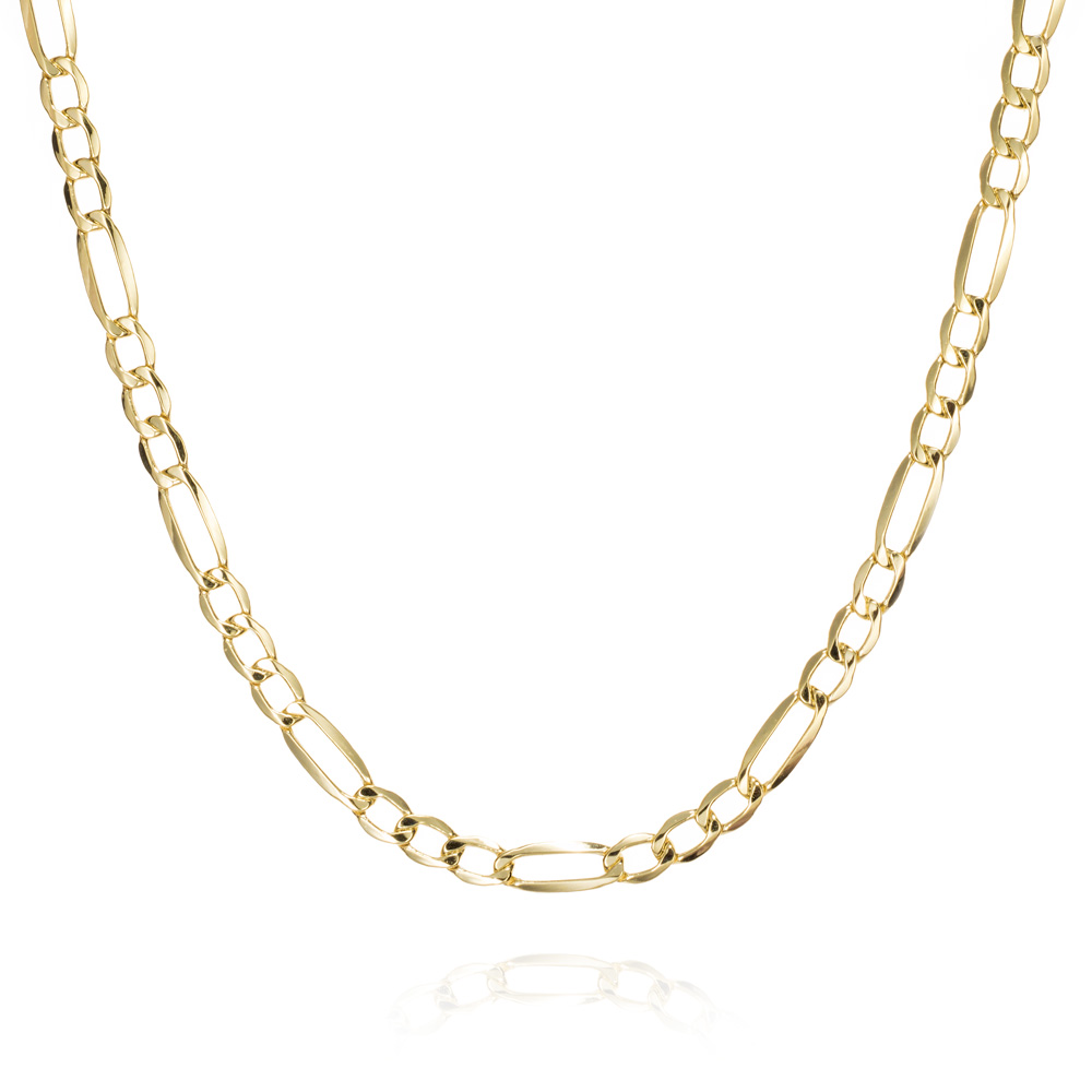 COLLAR O/A 18K 3X1 60CM (C100) 4,50MM