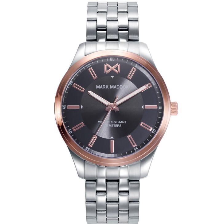 Reloj 3 agujas Mark Maddox hombre acero HM0142-17