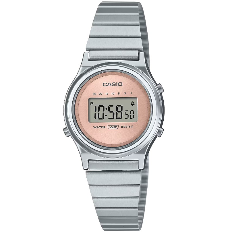 Reloj digital Casio mujer acero LA700WE-4AEF