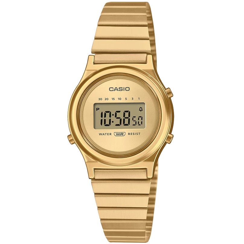 Reloj digital Casio mujer acero LA700WEG-9AEF