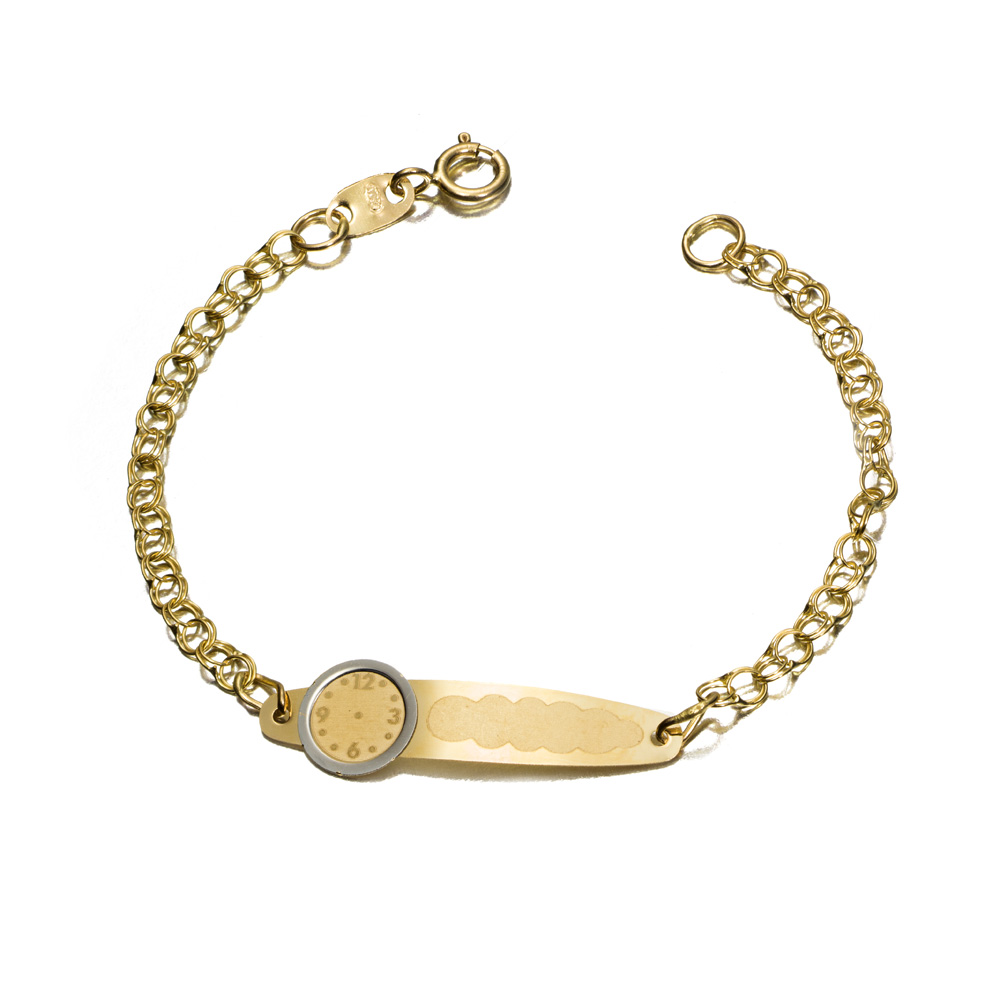PULS.18K BIC.BEBE CHAPA/RELOJ HUN 13CM