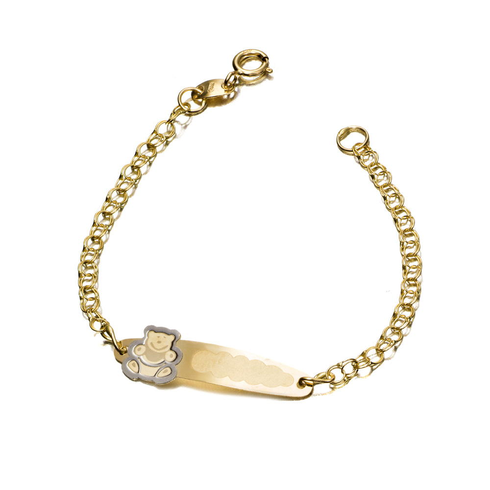 PULS.18K BIC.BEBE CHAPA/OSITO HUN 13CM