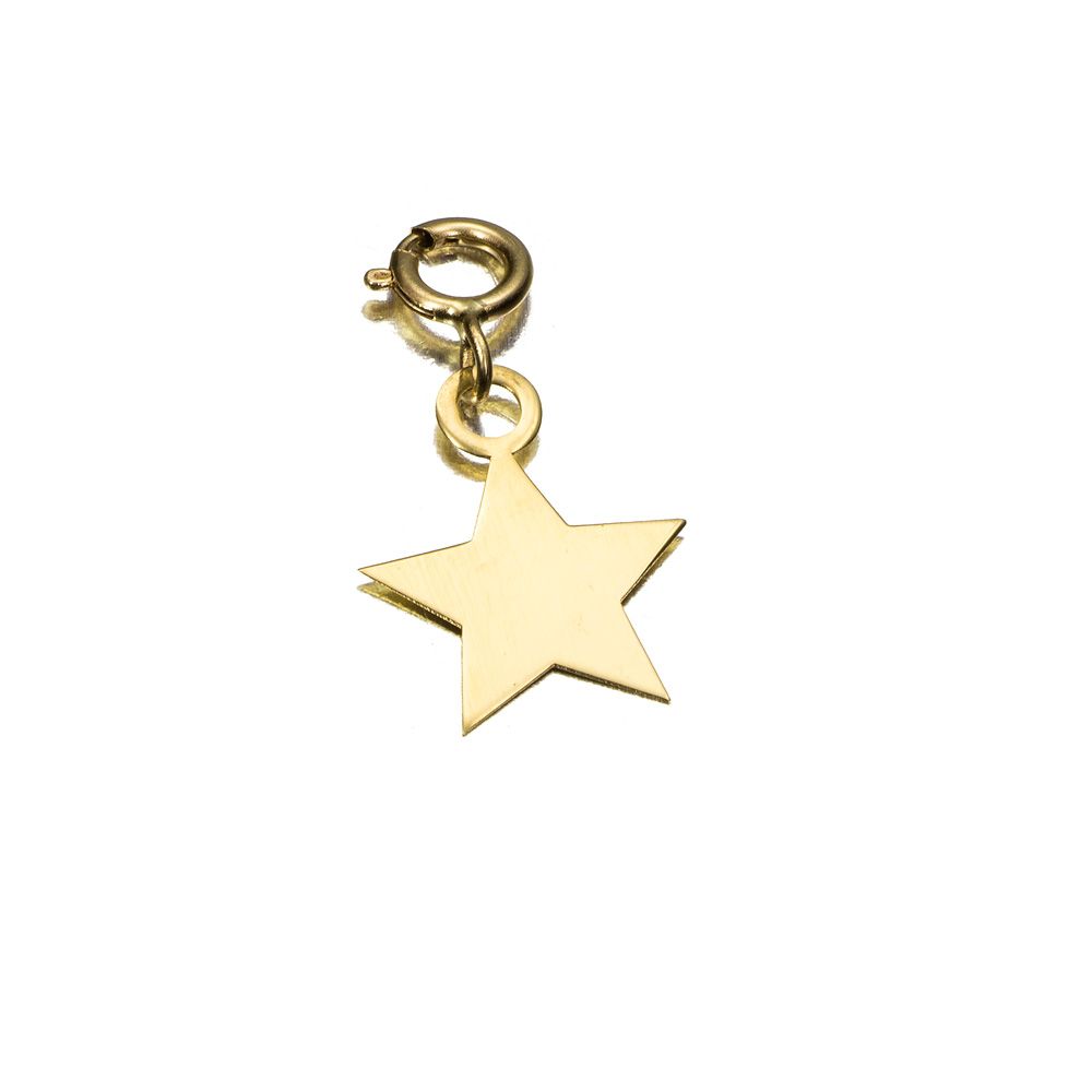 COLG.18K O/A ESTRELLA 10MM CON REASA