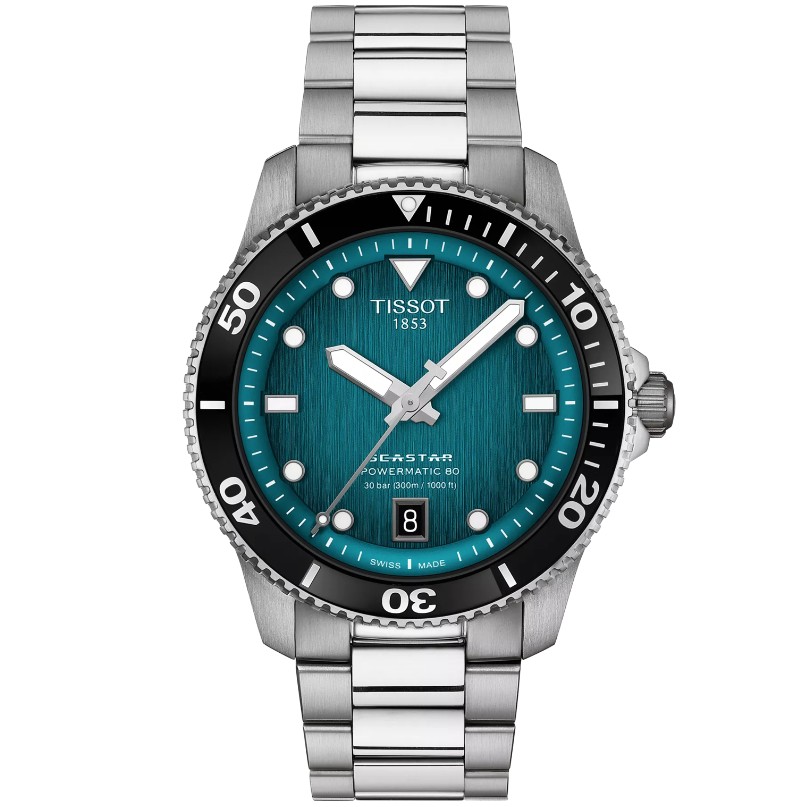 Reloj 3 agujas Tissot hombre acero T1208071109100