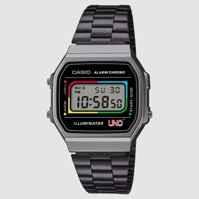 Reloj multifunción Casio unisex acero A168WEUC-1AER