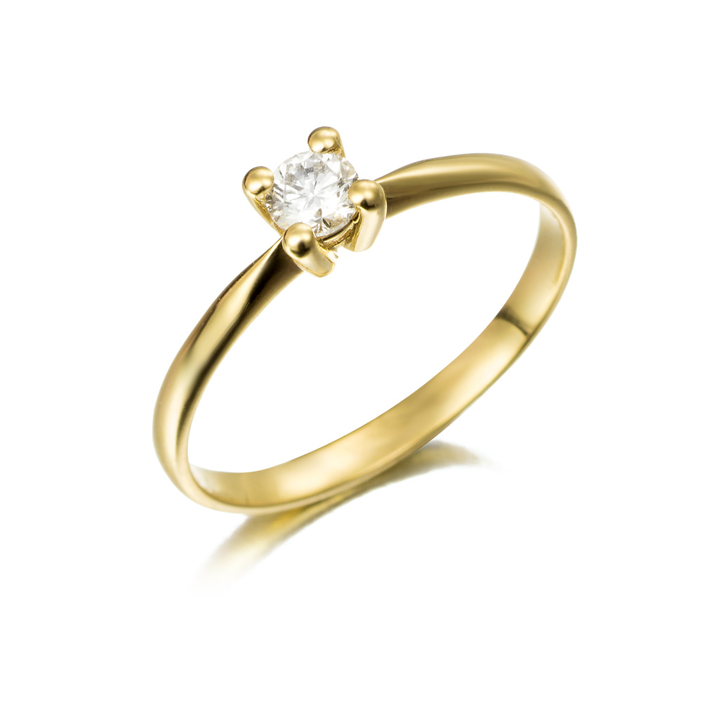 SOLIT.O/A 18K BRILLANTE 0.24CT SI1/GH 15