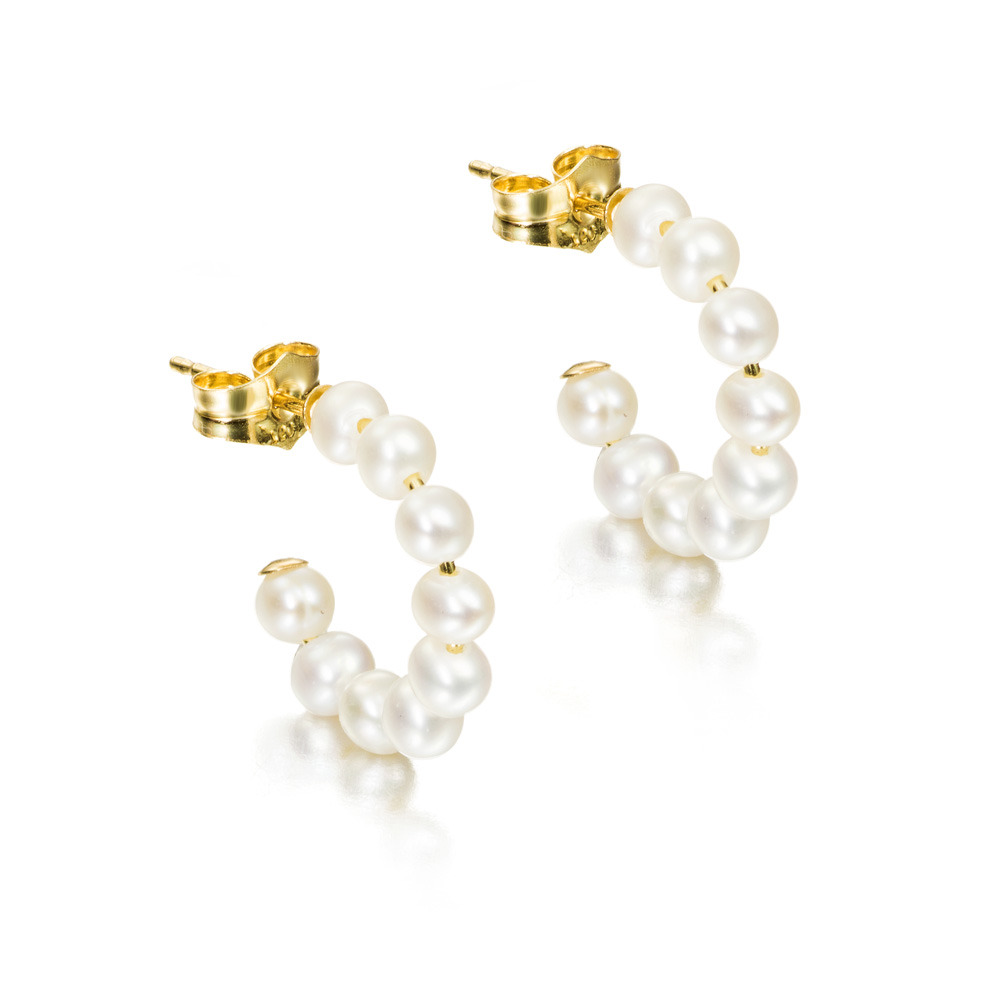 PEND. 18K O/A CRIOLLA PERLAS