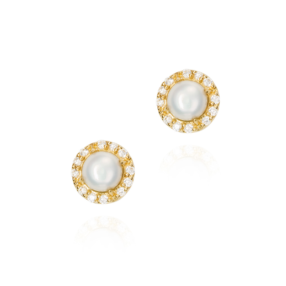 PEND. 18K O/A PERLA ORLA CIRCONITAS