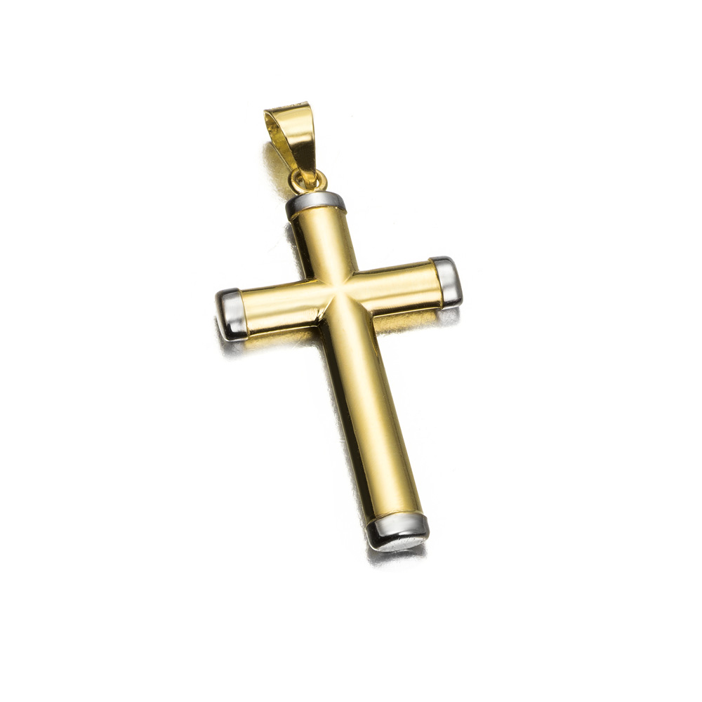 CRUZ 18K BICOLOR LISA 28X16MM