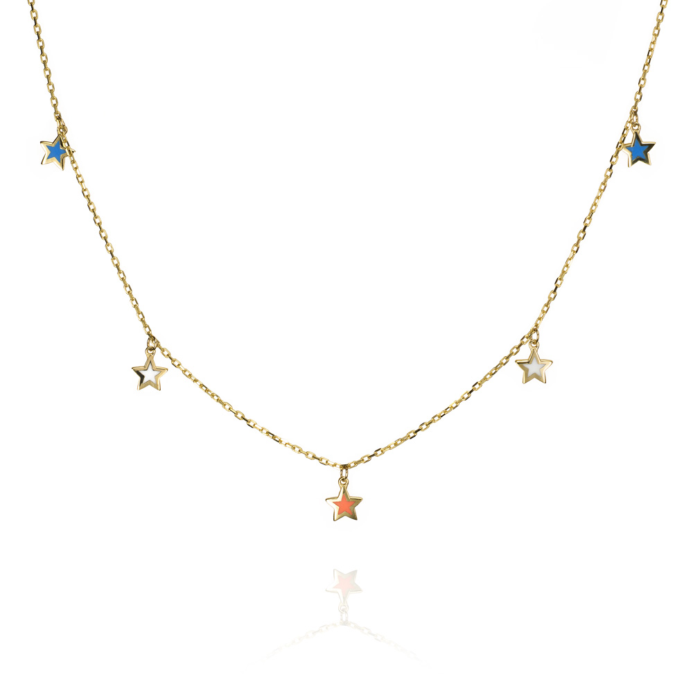 COLL.O/A 9K 5 ESTRELLAS ESMALTE COLOR