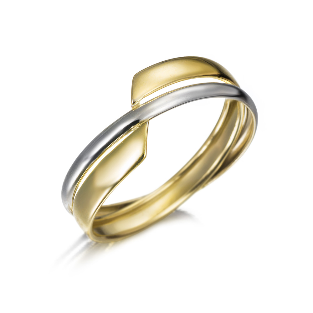 SORT. 18K BICOLOR LISA CRUZADA 15