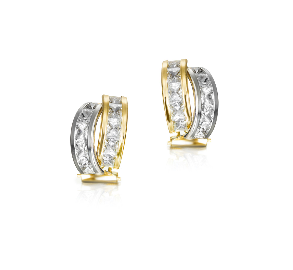 PEND. 18K BICOLOR CIRCONITAS OMEGA