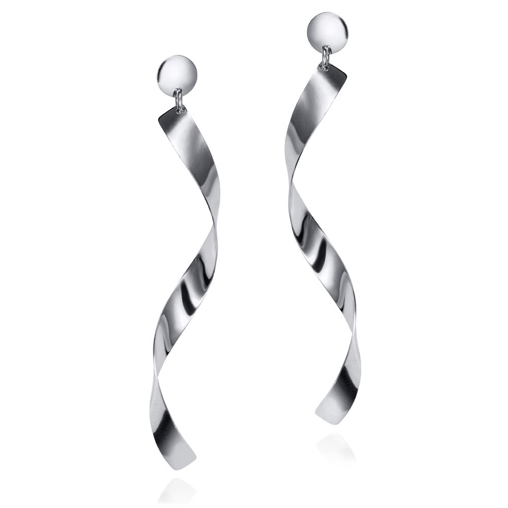 PEND. PLATA ESPIRAL LISA