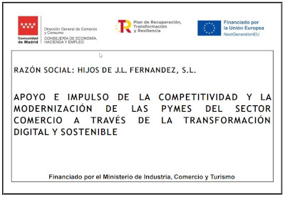 Apoyo e impulso de la competitividad y la modernización de las PYMES del sector comecio a través de la transformación digital y sostenible